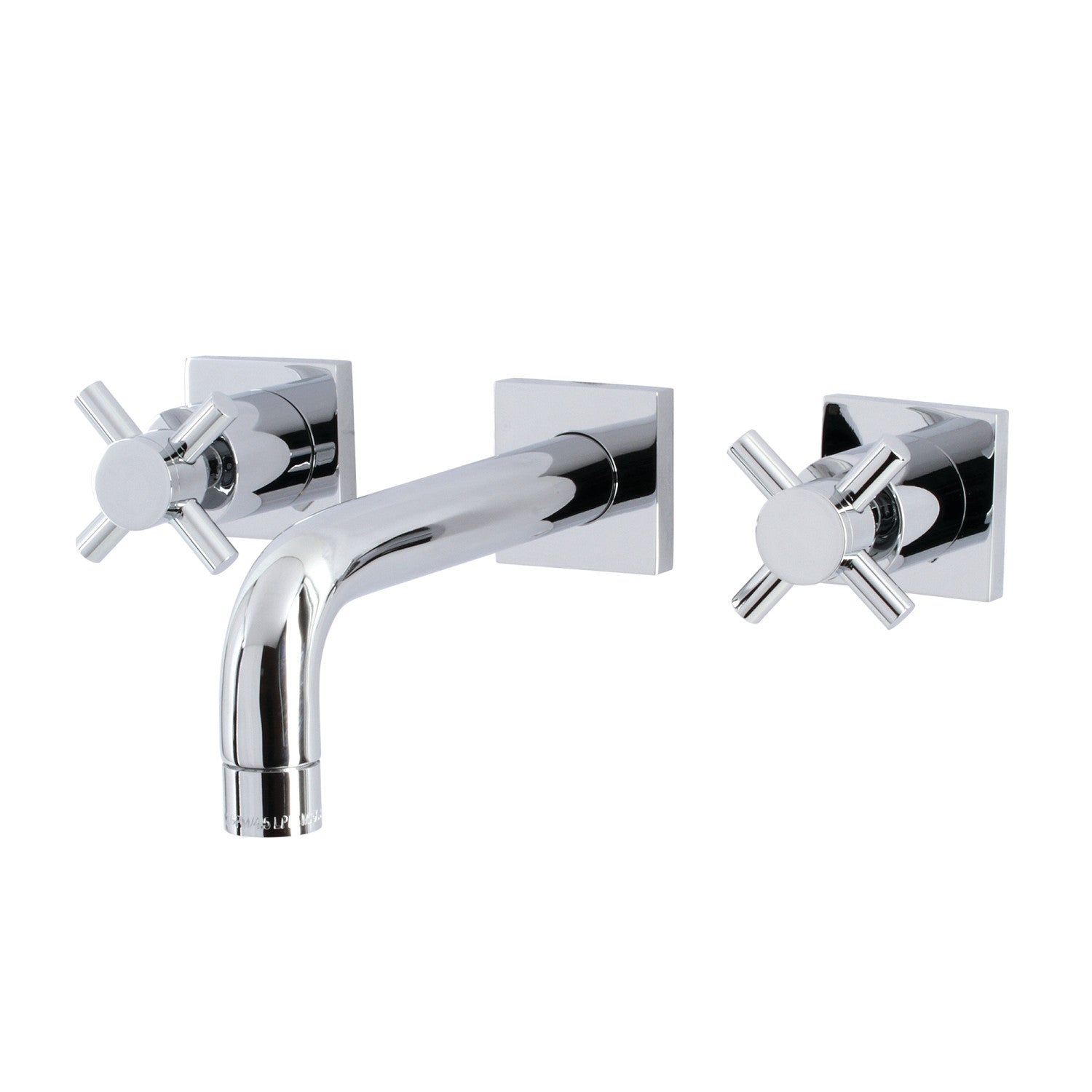 Kingston Sona KS6121DX - Concord Double-Handle 3-Hole Wall Mount Bathroom Faucet, Polished Chrome — image 1